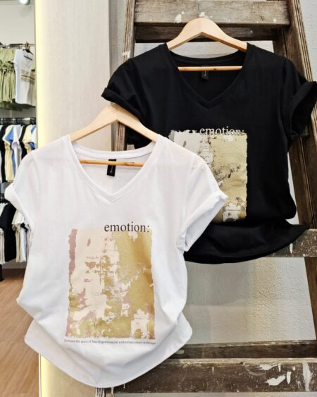 Remera cuello V Emotion