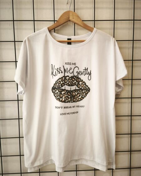 Remeron c tajo Labios kiss me print